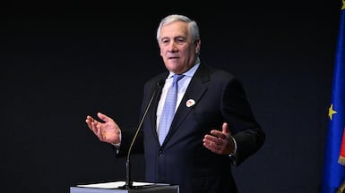 Antonio Tajani said he was 'confident that together we will pass through this crisis and emerge much stronger'. Reuters