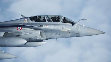 Rafale aircraft have reportedly been deployed over the weekend to counter drone attacks in the Gulf. EPA