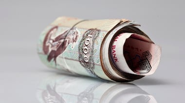 Abu Dhabi, United Arab Emirates, July 31, 2012: UAE dirhams. (Silvia Razgova / The National)