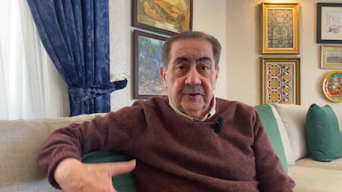Former Deputy Prime Minister of Iraq Hoshyar Zebari during an interview. Lizzir Porter / The National