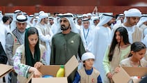 Sheikh Mohammed bin Rashid pictured attending a previous aid event in Dubai. Photo: Dubai Media Office