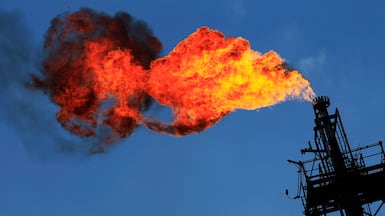 Putting a stop to flaring is expected to result in environmental and economic benefits. Reuters
