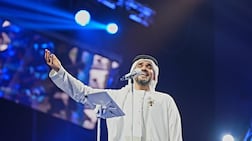 Hussain Al Jassmi is the first Arab artist to perform at the Vatican’s annual Christmas concert. Photo: Coca-Cola Arena