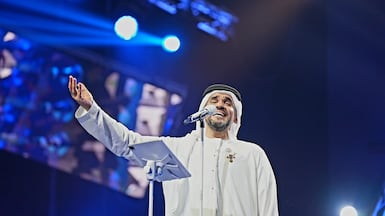 Hussain Al Jassmi is the first Arab artist to perform at the Vatican’s annual Christmas concert. Photo: Coca-Cola Arena
