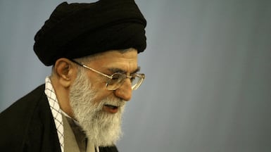 Iranian state television confirmed the death of Iran's supreme leader Ayatollah Ali Khamenei on March 1, 2026, without referring to a US and Israeli attack on his residence. AFP